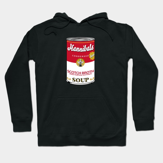 Hannibals Scotch Broth Soup Hoodie by Harley Warren